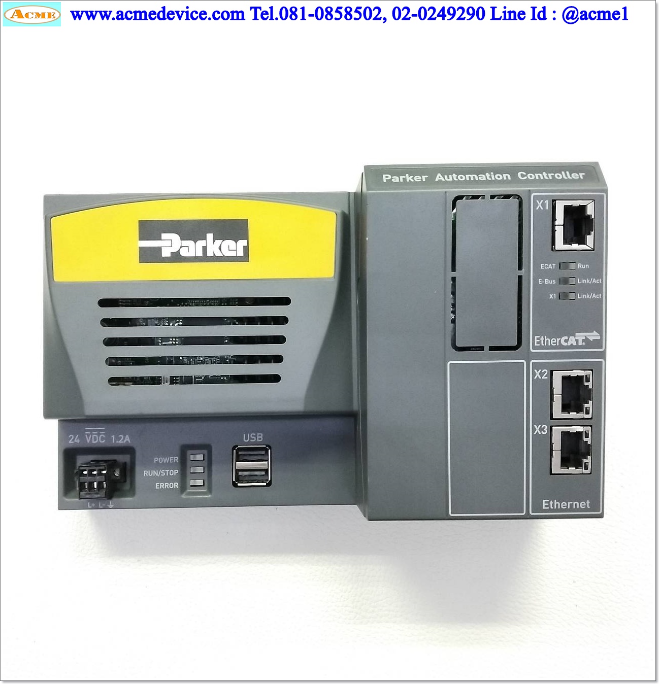 Automation Controller Parker รุ่น PAC320-CXE21-3A, Windown Embedded Compact7
