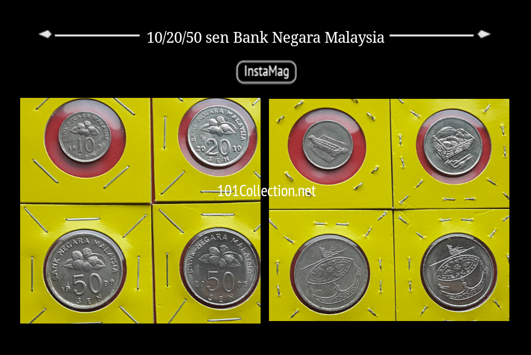 เหรียญ10/20/50 sen Malayia สินค้าตรงตามรูปค่ะ