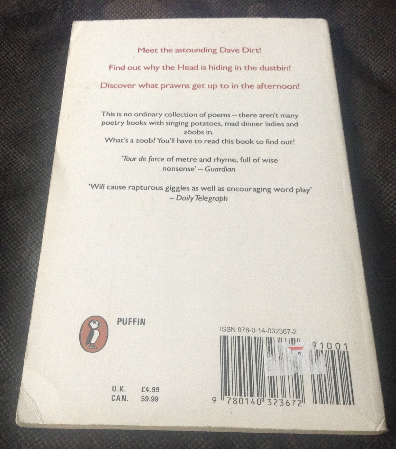 Cat Among the Pigeons: Poems by Kit Wright ราคา 60