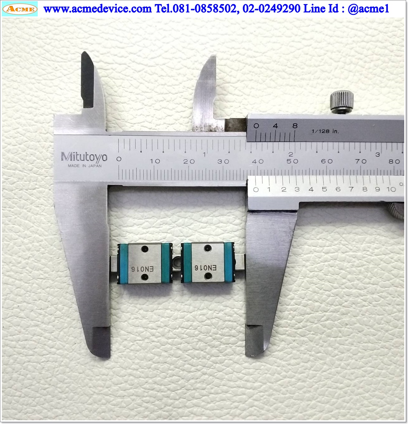 Linear Block and Rail IKO รุ่น C5, รางสไลด์ขนาด 5 mm. x 39 mm. ( 2 Block)