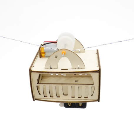 กระเช้าไฟฟ้าโครงไม้