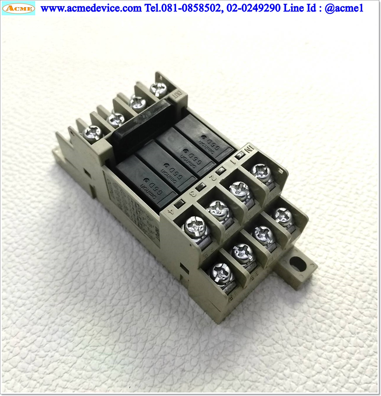 Relay Omron รุ่น G6D-F4B, Coil 24V DC (ไม่มีฝาปิด)