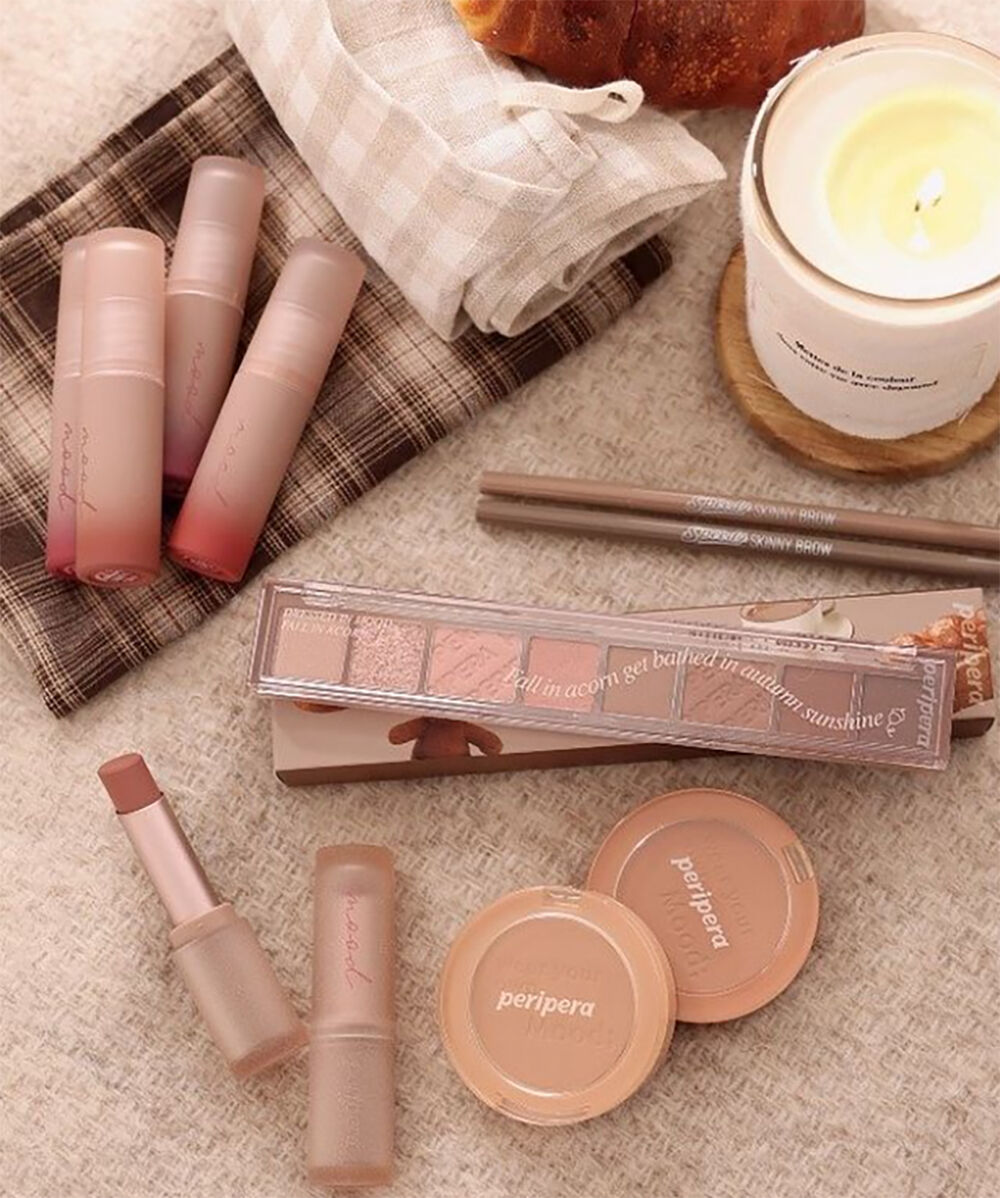 พาเลทอายแชโดว์เพริเพร่า Peripera Eyeshadow Fall in Acorn Palette