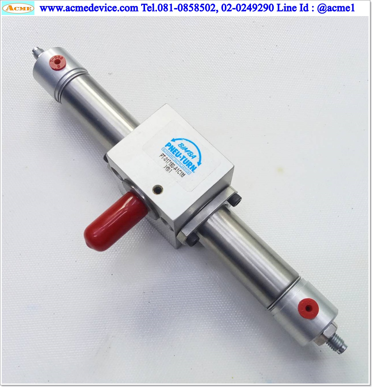 Rotary Actuator Bimba รุ่น PT-017180-A1C1M, Bore 3/4", 180 องศา
