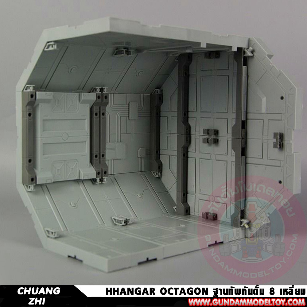BANDAI HHANGAR OCTAGON ฐานทัพกันดั้มรูป 8 เหลี่ยม สำหรับ HG RG MG SCALE