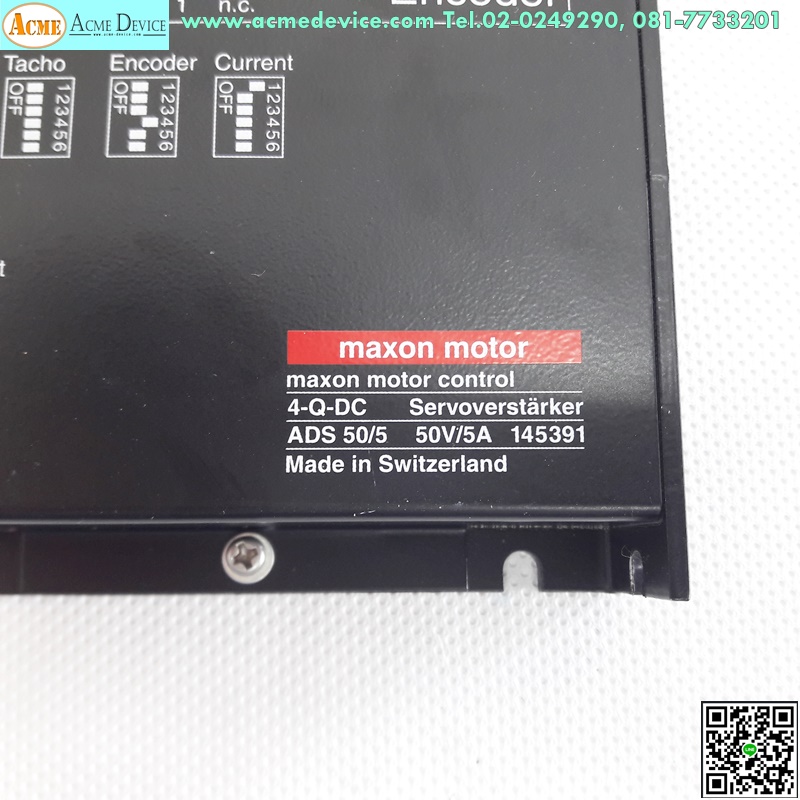 Brush DC Drive Maxon รุ่น 4-Q-DC, ADS 50/5, 50V/5A