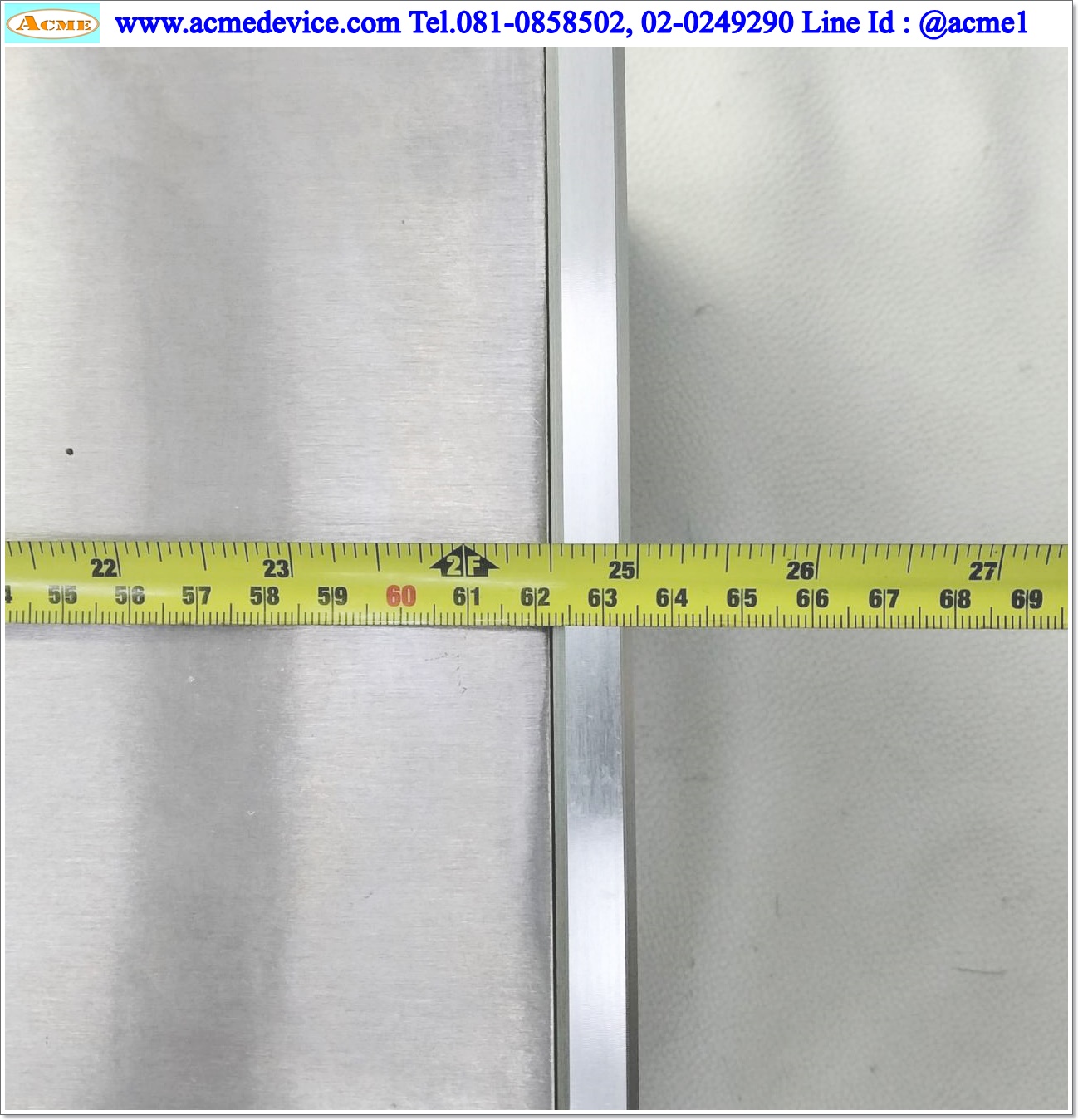 Air Tank ขนาด 270 x 630 x 150 mm., น้ำหนัก 30 Kg