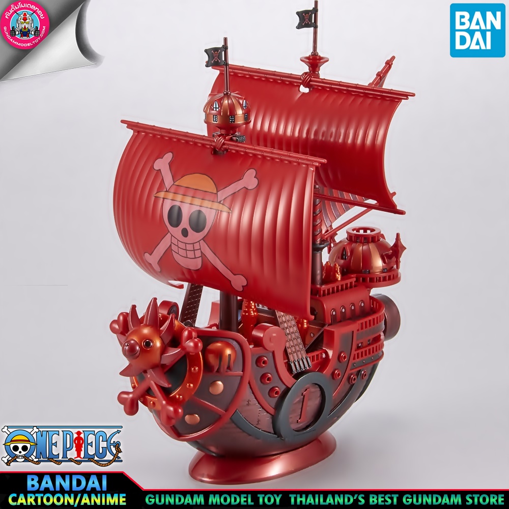BANDAI ANIME GRAND SHIP COLLECTION THOUNSAND SUNNY COMMEMORATIVE VER OF FILM RED โมเดล การ์ตูน อนิเมะ