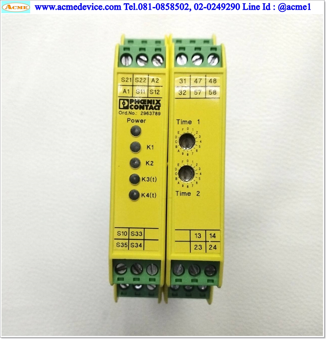 Safety Relay Phoenix Contact รุ่น PSR-SCP-24UC/ESD/4X1/1X2/600, 24 V AC/DC