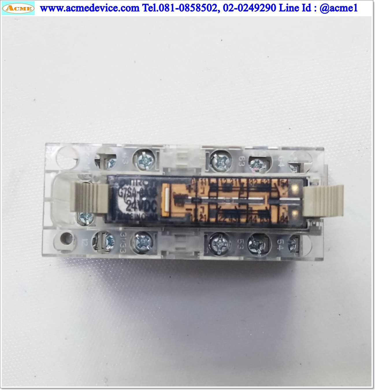Safety Relay Omron รุ่น G7SA-3A3B, P7SA-14F-ND, 24V