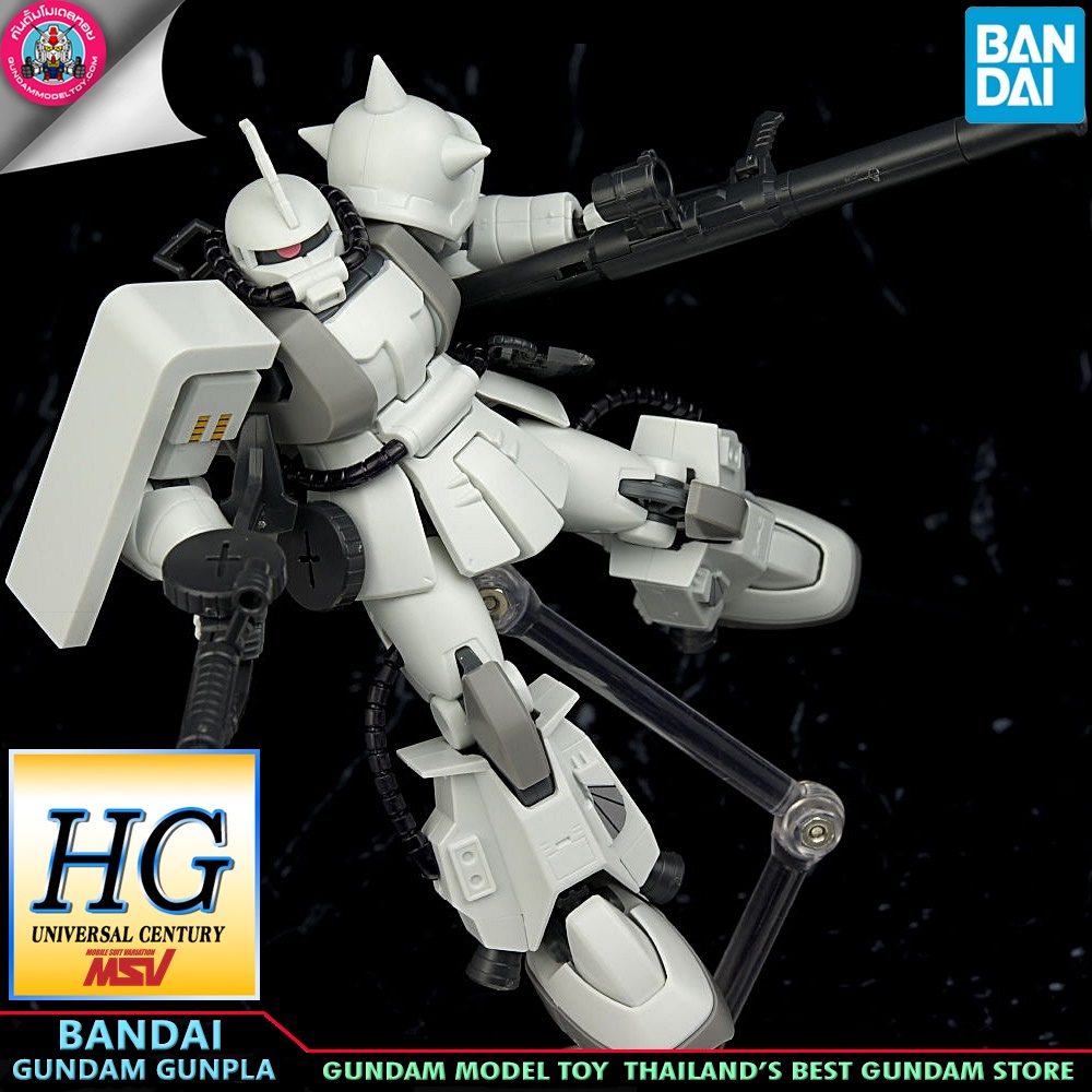 BANDAI HG ZAKU II SHIN MATSUNAGA CUSTOM โมเดล กันดั้ม กันพลา PS TOYLAND HGUC