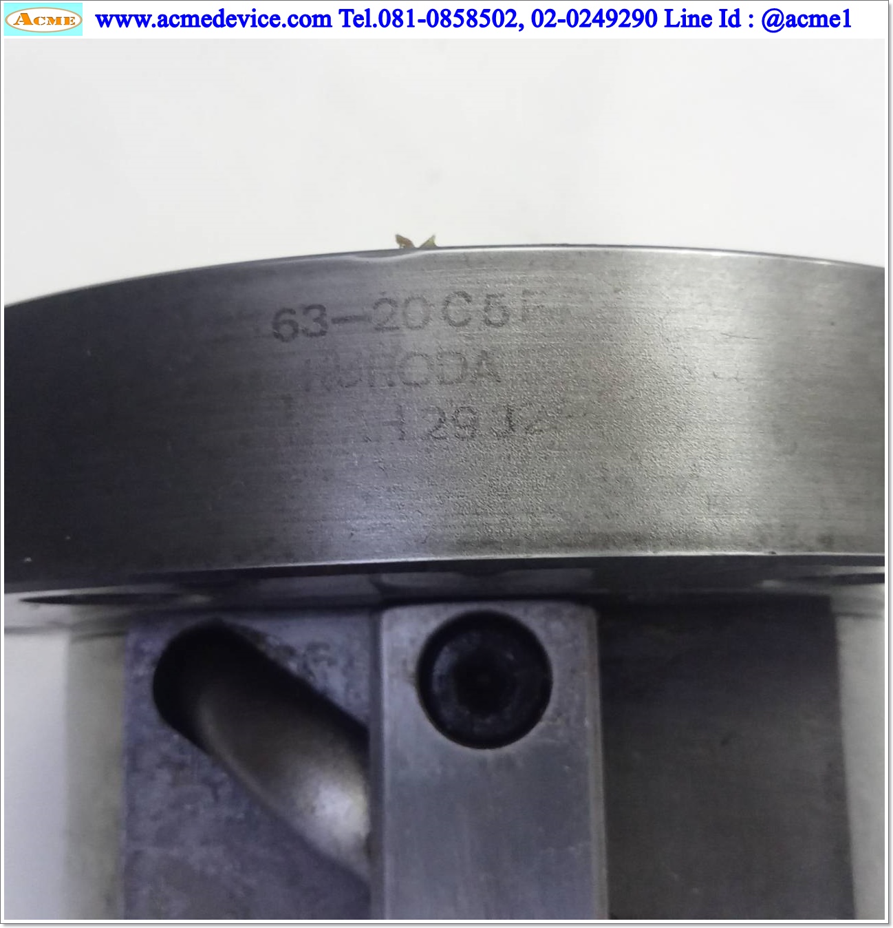 Ball Screw Kuroda รุ่น 63-20 c5, แกนโต 63 mm, ยาว 630 m., Stroke 175 mm., Pit 20 mm.