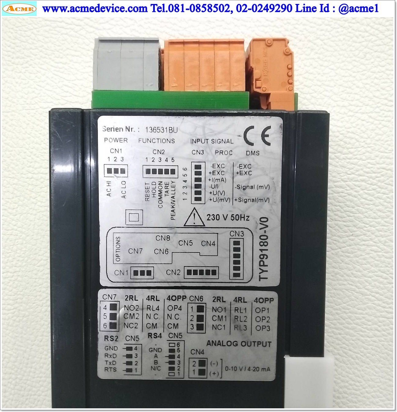 Digital Display for Strain Bursterl รุ่น 9180-V0104, RS232 or RS485, Sersor Type 86402-5160