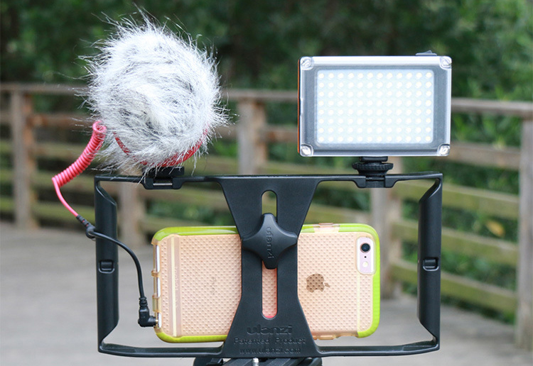 Ulanzi Smartphone video rig อุปกรณ์สำหรับติดไมค์ ไฟLEDกับมือถือทุกรุ่น