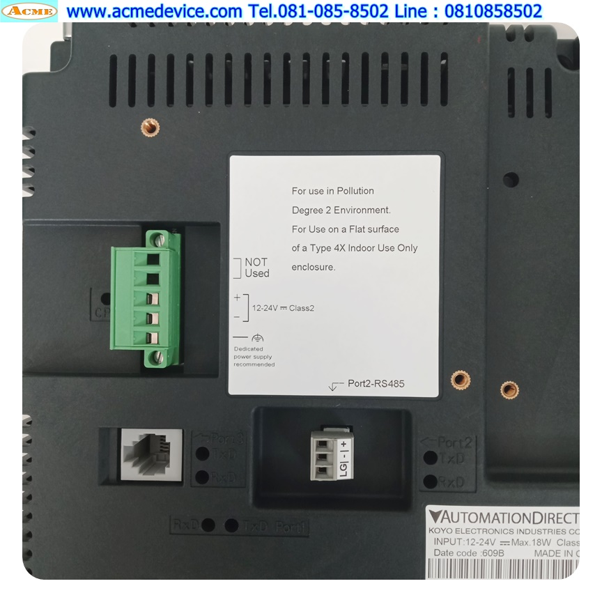 HMI Touch Screen Automationdirect รุ่น EA9-T10CL+16923B037, 10.5" ,12-24V