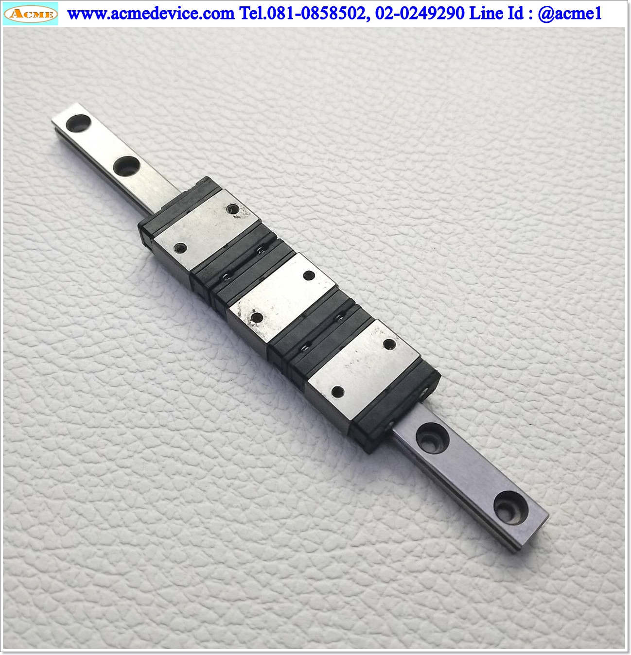 Linear Block and Rail, รางสไลด์ขนาด 7 mm. x 115 mm. ( 3 Block )