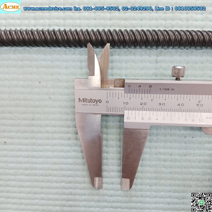 Ball Screw ขนาดเพลา 10 mm. x 800 mm., Stroke 725 mm., Pit 12 mm.