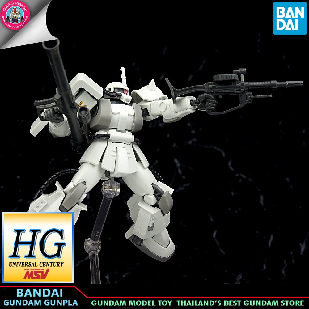 BANDAI HG ZAKU II SHIN MATSUNAGA CUSTOM โมเดล กันดั้ม กันพลา PS TOYLAND HGUC