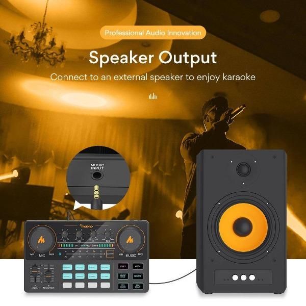มิกเซอร์เสียง MAONO AU-AM200 Audio Mixer Caster Lite Portable podcast console [By Order รอ 3-4วัน]