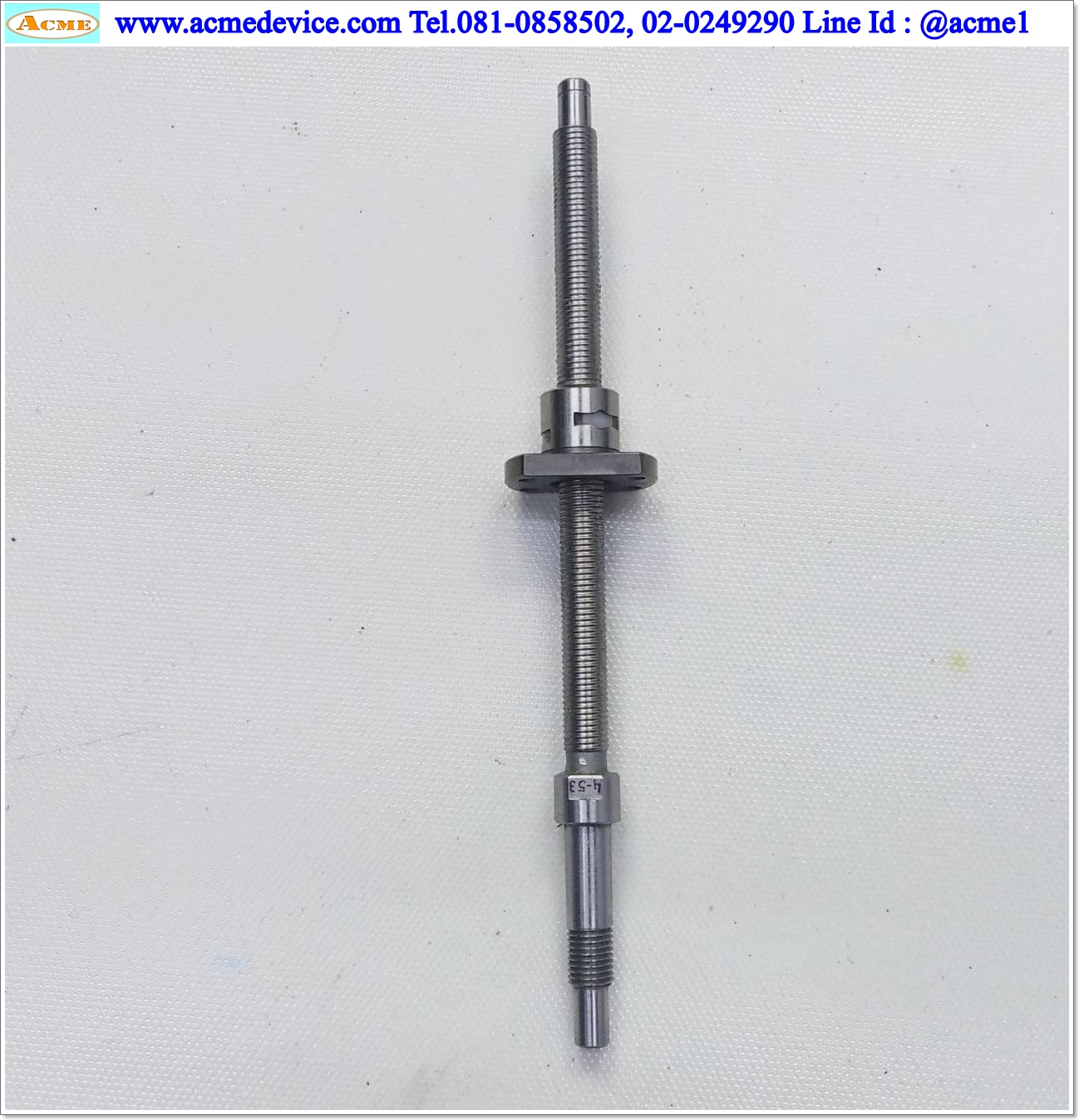 Ball Screw NSK รุ่น W0801MA-1PY-C3Z1, ขนาด 8 x 170 mm., Pit 2 mm.