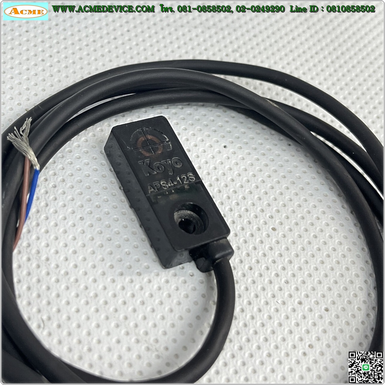 Proximity Koyo รุ่น APS4-12S, ระยะ 2.8mm, Unshielded, Inductive