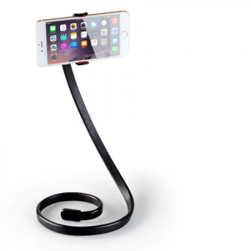 ที่หนีบมือถือ/SmartPhone แบบตั้ง งอ-ม้วนได้ ยาว 1เมตร Phoseat Stand (สีดำ)