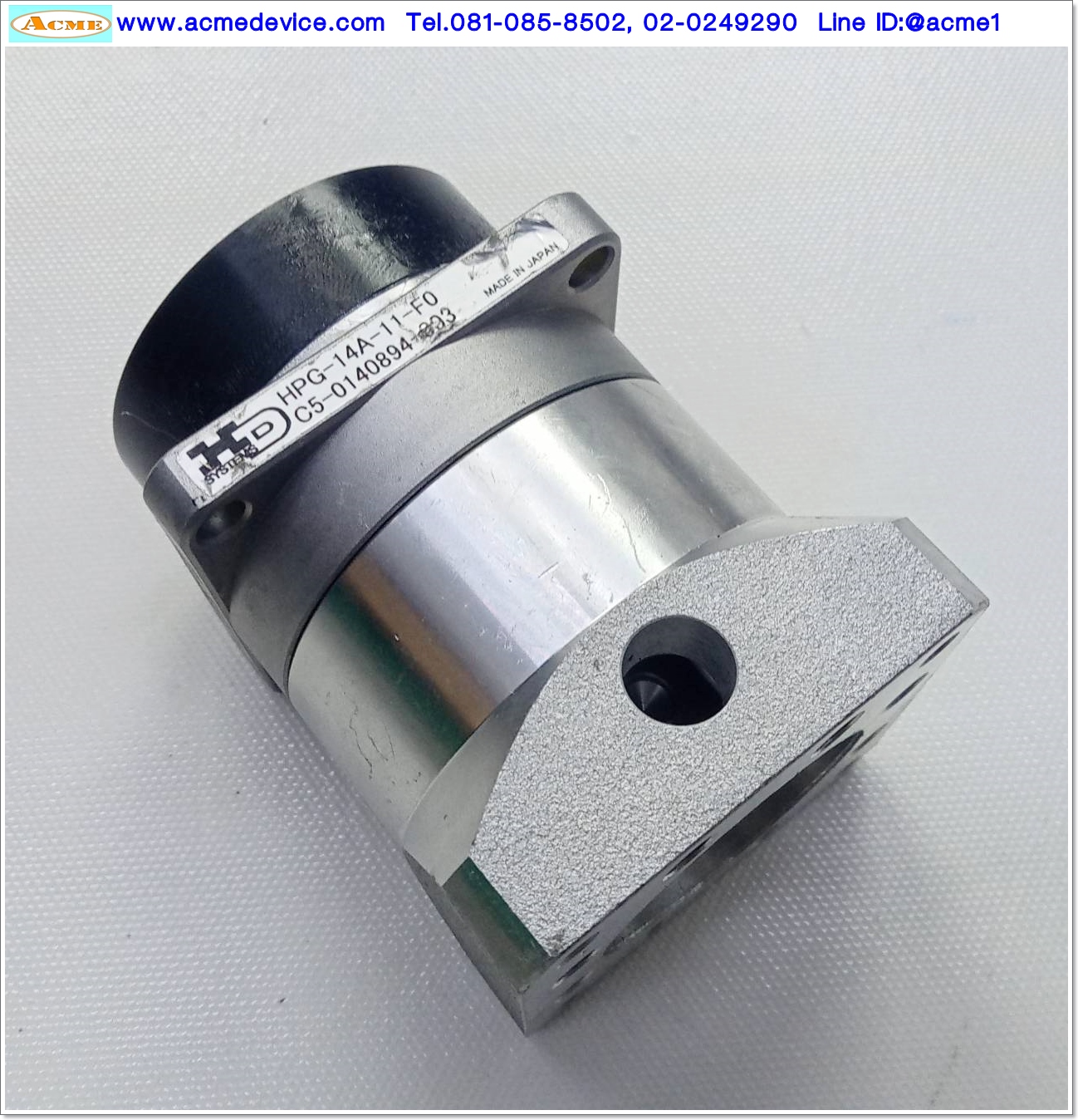 Gear Head Harmonic รุ่น HPG-14A-11-F0, Ratio 11:1, เพลาเข้า 6.25 mm