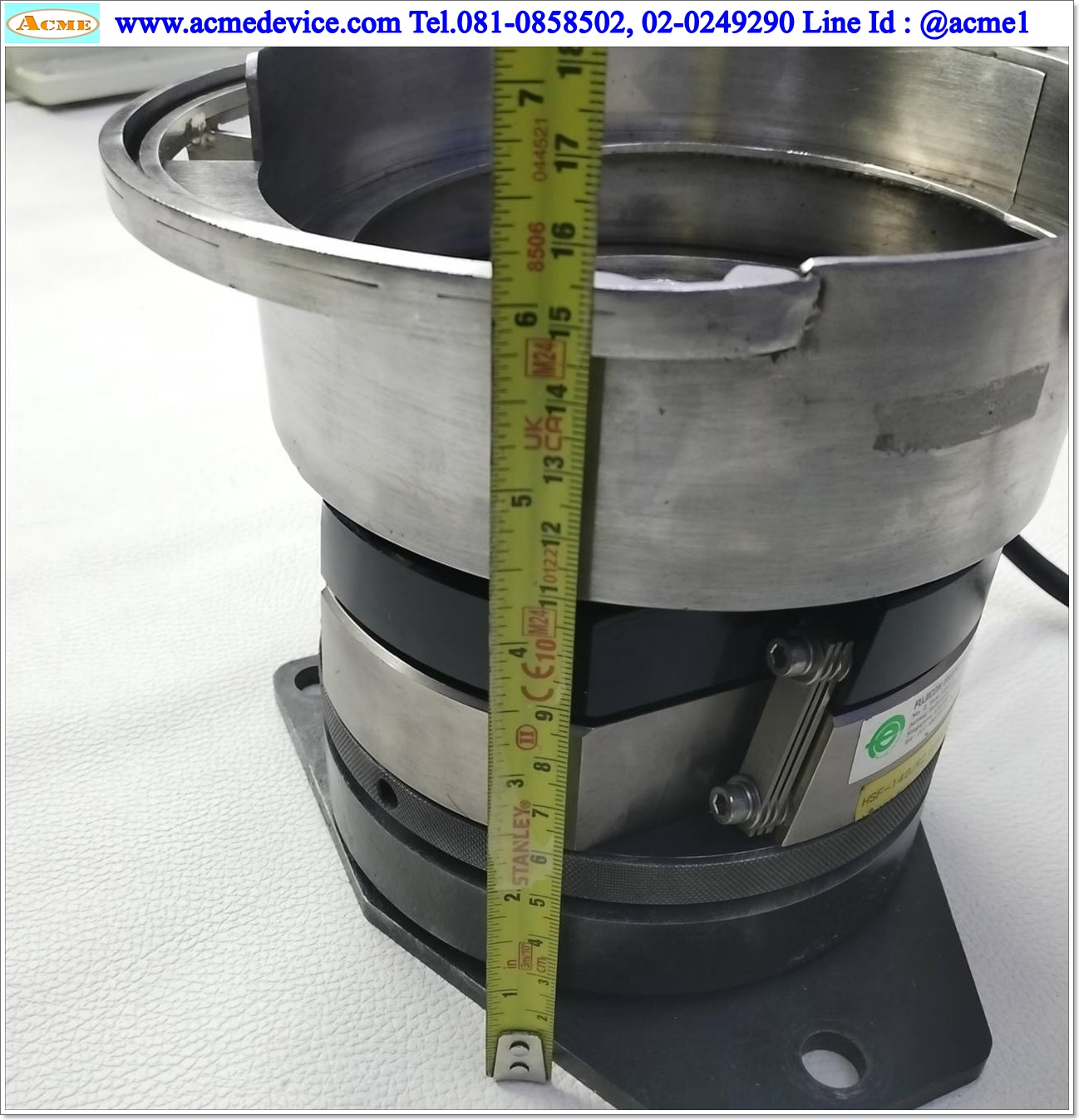 Bowl Feeder Fujicon รุ่น HSF-140/R2, ขนาด 200 x 155 mm. & Controller SVF-388
