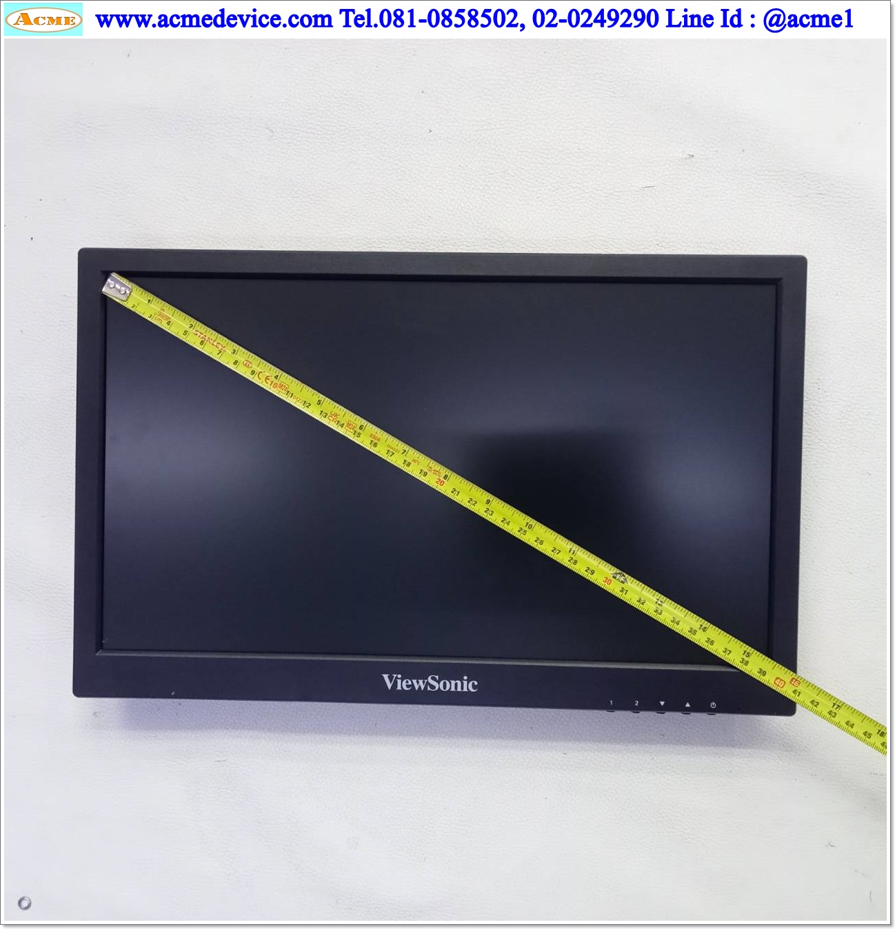 LCD Monitor ViewSonic รุ่น VA1620-h, Interface VGA, HDMI, 100-240V, 15.6" (ไม่มีขาจอ)