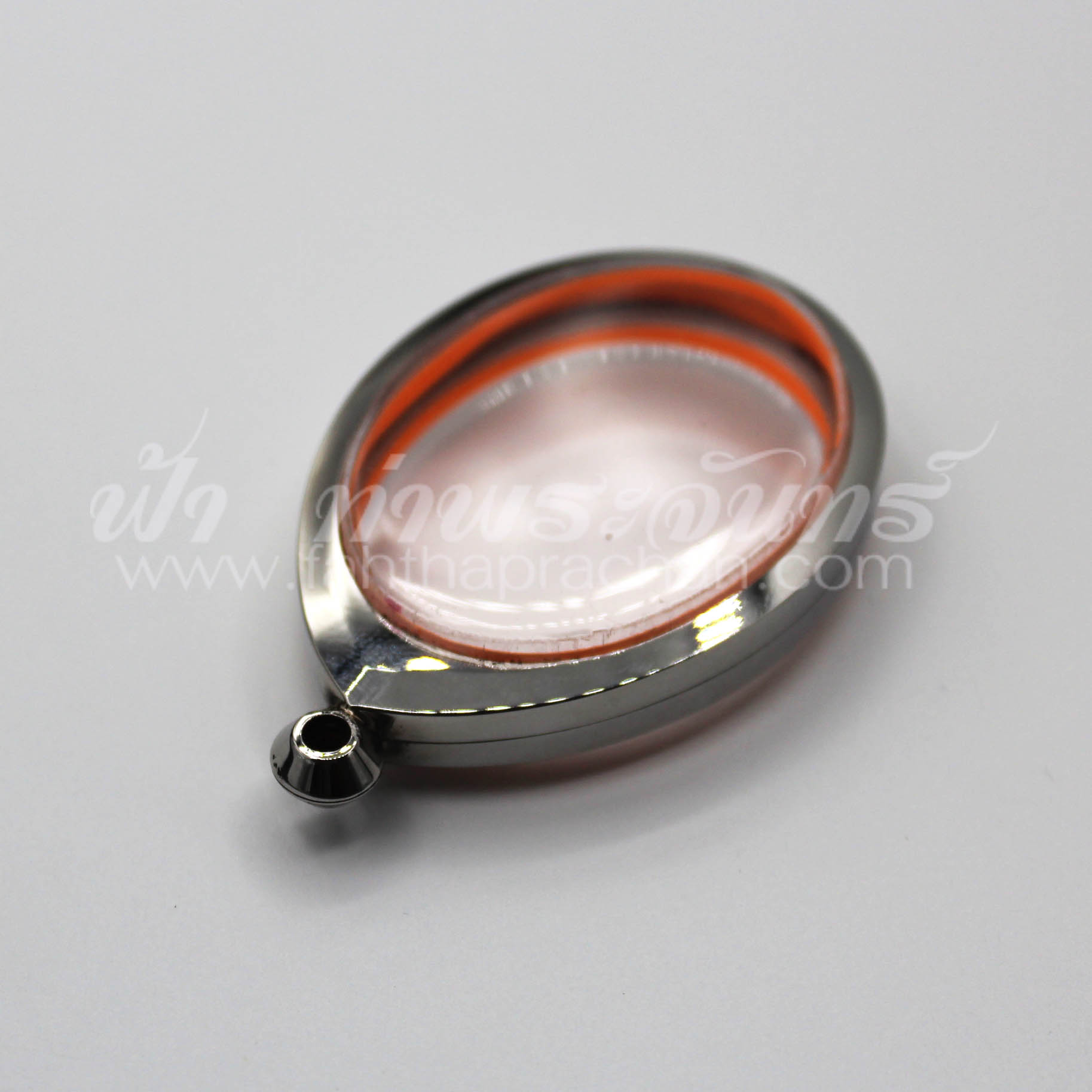 ตลับเหรียญไข่ สองหน้า สแตนเลสพุก