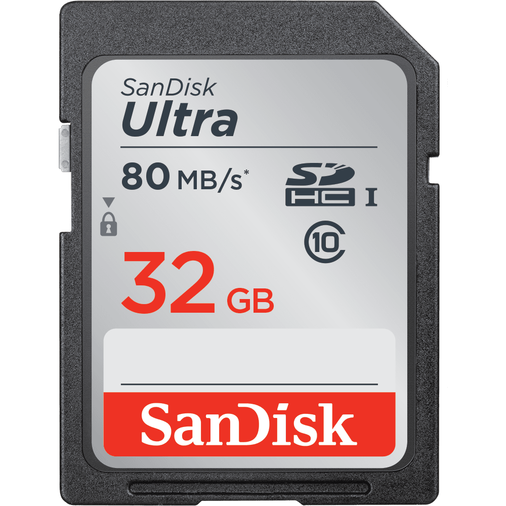 SANDISK ULTRA® SDHC™/SDXC™ UHS-I (เอสดีการ์ด) เมมโมรี่การ์ดสำหรับกล้อง DSLR สำหรับถ่ายภาพนิ่ง วิดีโอ