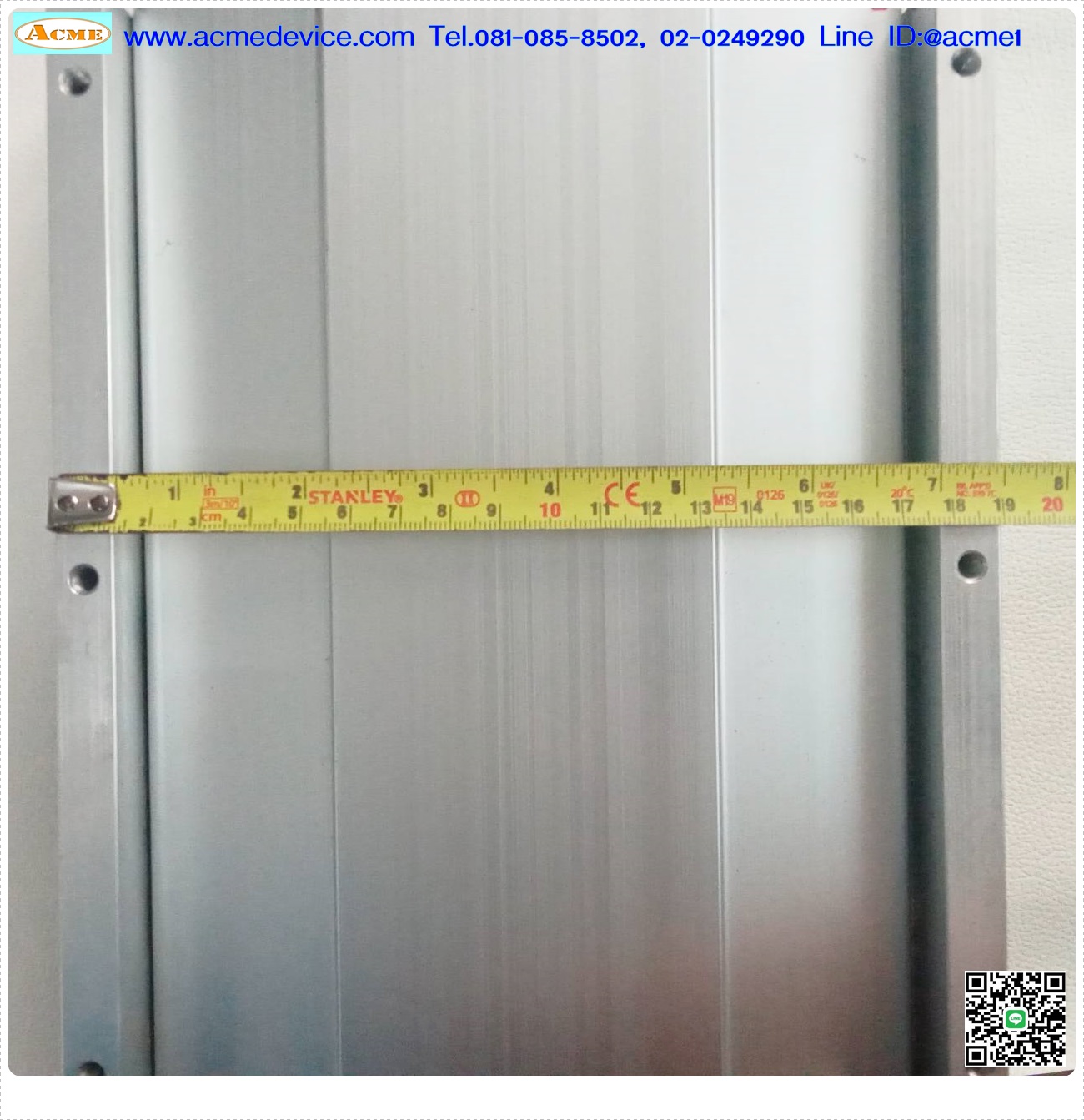 แกนสําเร็จรูป Linear Ball Slide HIWIN รุ่น HGH20GA, รางสไลด์ขนาด 20 mm, ขนาด 190 x 100 mm, ยาว 2450 mm, Stroke 2080 mm