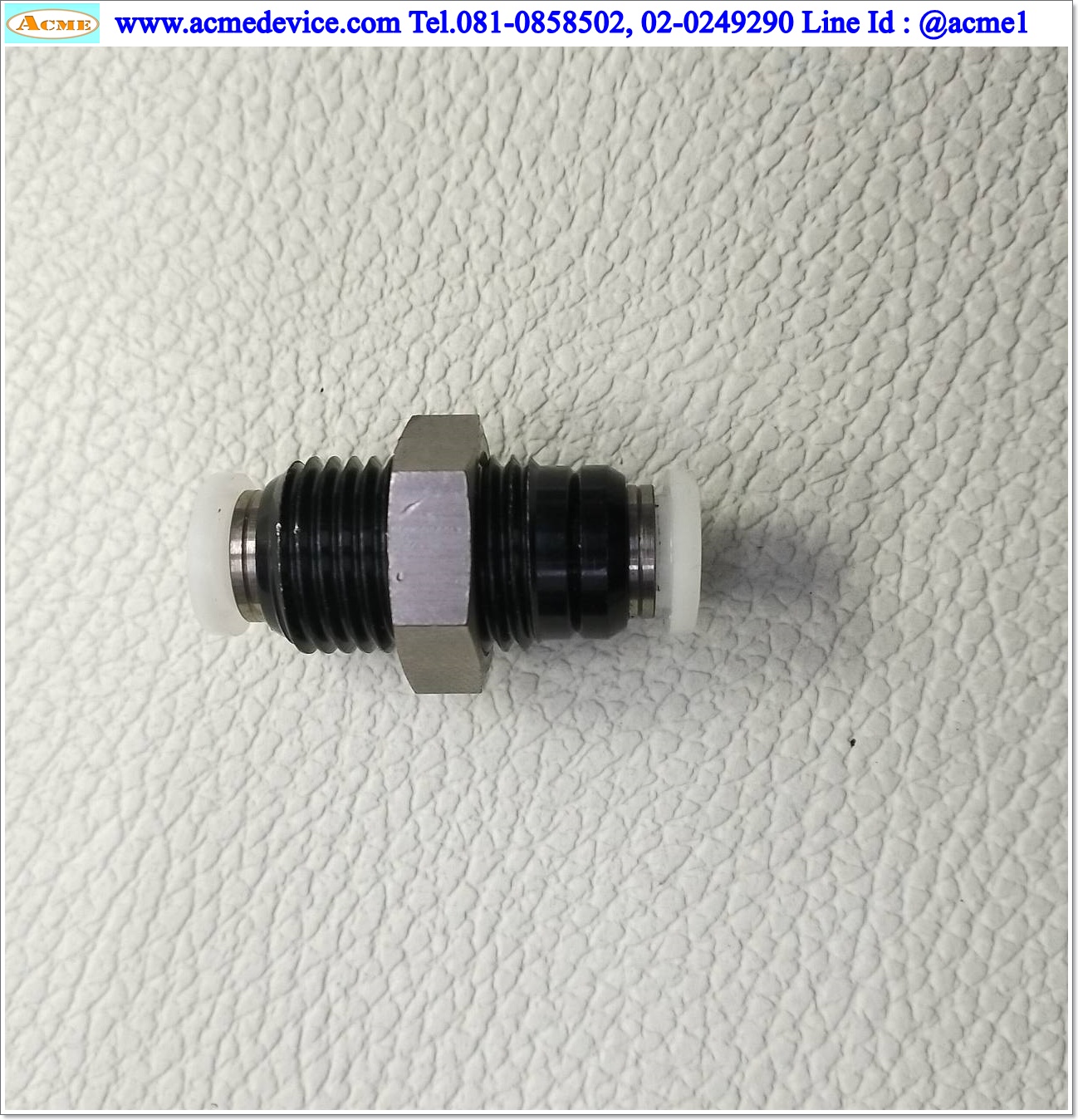 ข้อต่อลม Pisco รุ่น PM1/4, Bulkhead Union