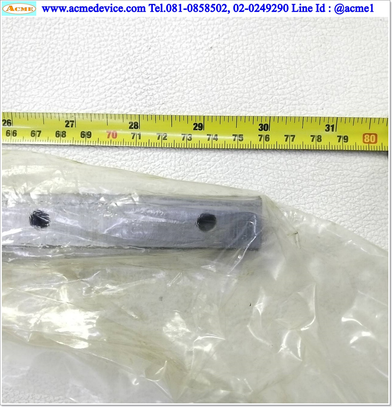 Linear Block and Rail THK รุ่น SSR20, รางสไลด์ขนาด 20 mm. x 760 mm.