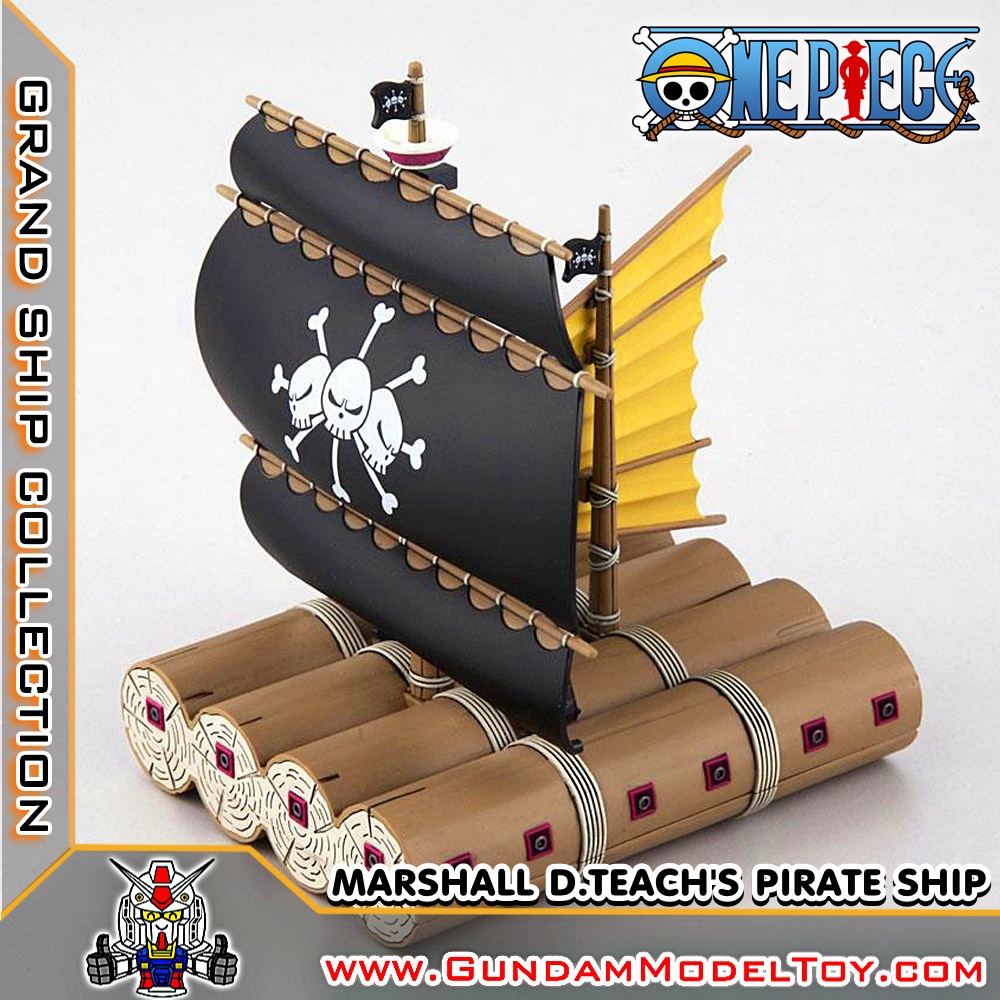 BANDAI ANIME GRAND SHIP COLLECTION MARSHALL D.TEACH'S PIRATE SHIP โมเดล กันดั้ม กันพลา PS TOYLAND ร้านพีเอสทอยแลนด์