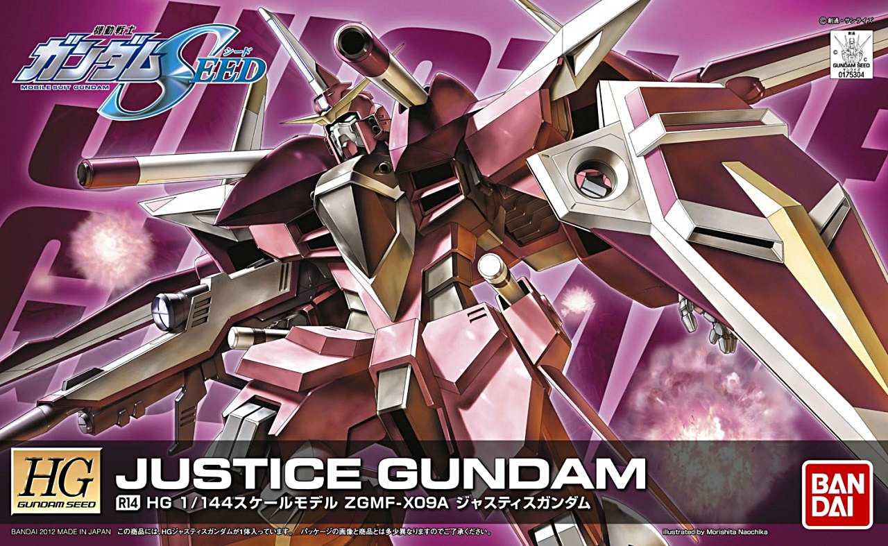 HGSEED 1/144 R14 JUSTICE GUNDAM อาร์14 จัสติซ กันดั้ม
