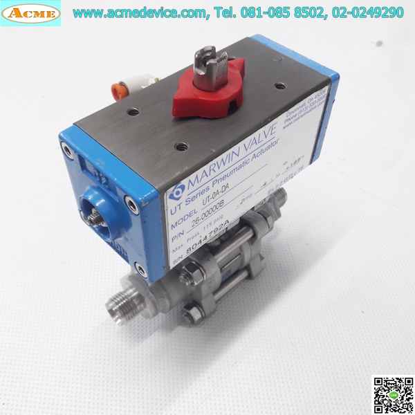 Actuator Valve Marwin รุ่น UT-0A-DA, 115 PSIG