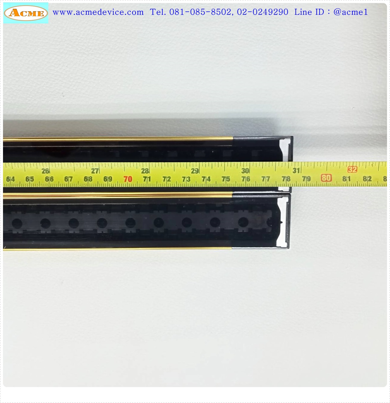 Area Sensor Omron รุ่น F3SJ-A0785P20-D + 3SJ-A0785P20-L, Output PNP, Resolution 20 mm, ยาว 785 mm, ระยะ 0.2-9 M