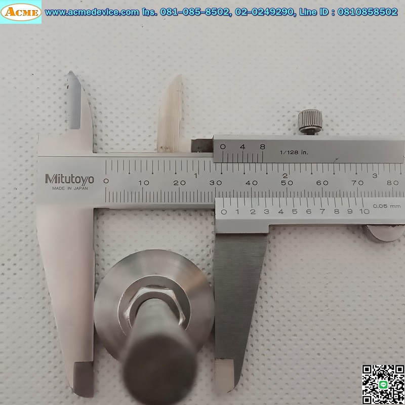 ขาฉิ่งขนาดยาว 110 mm., เกลียว 8 mm., โต 32 mm.