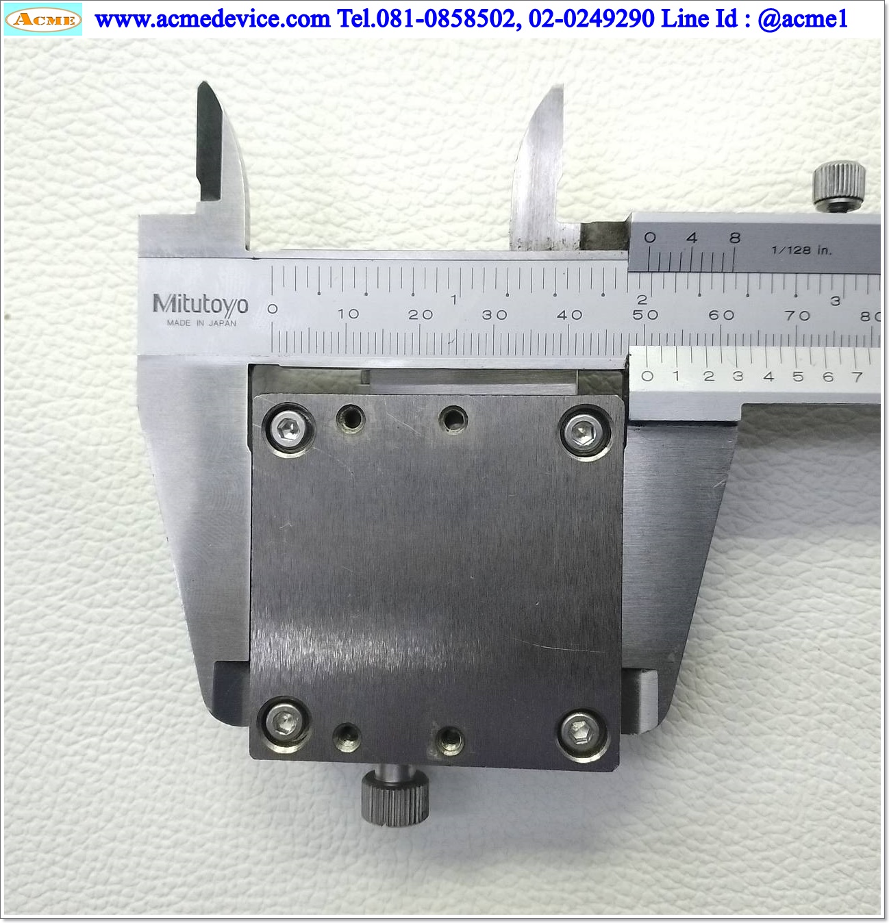 Linear Stage รุ่น 215M-38814-22, 000001419187-3, ขนาด 50 x 50 mm., Stroke 20 mm.