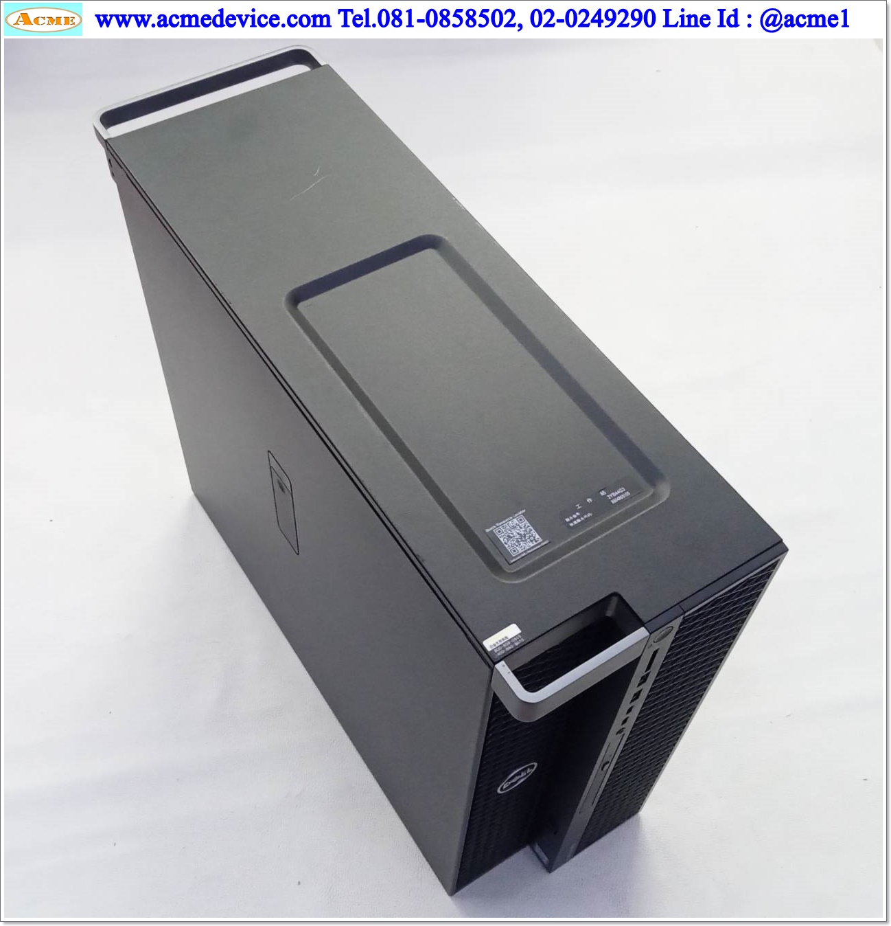 Computer Workstation Precision Dell รุ่น Precision 5820, Intel Xeon W-2104 CPU@3.20GHz, 16GB 2x8GB DDR4 3200MHz, Quadro T600 4GB GDDR5 Low Profile, 1TB 7200rpm SATA Hard Drive