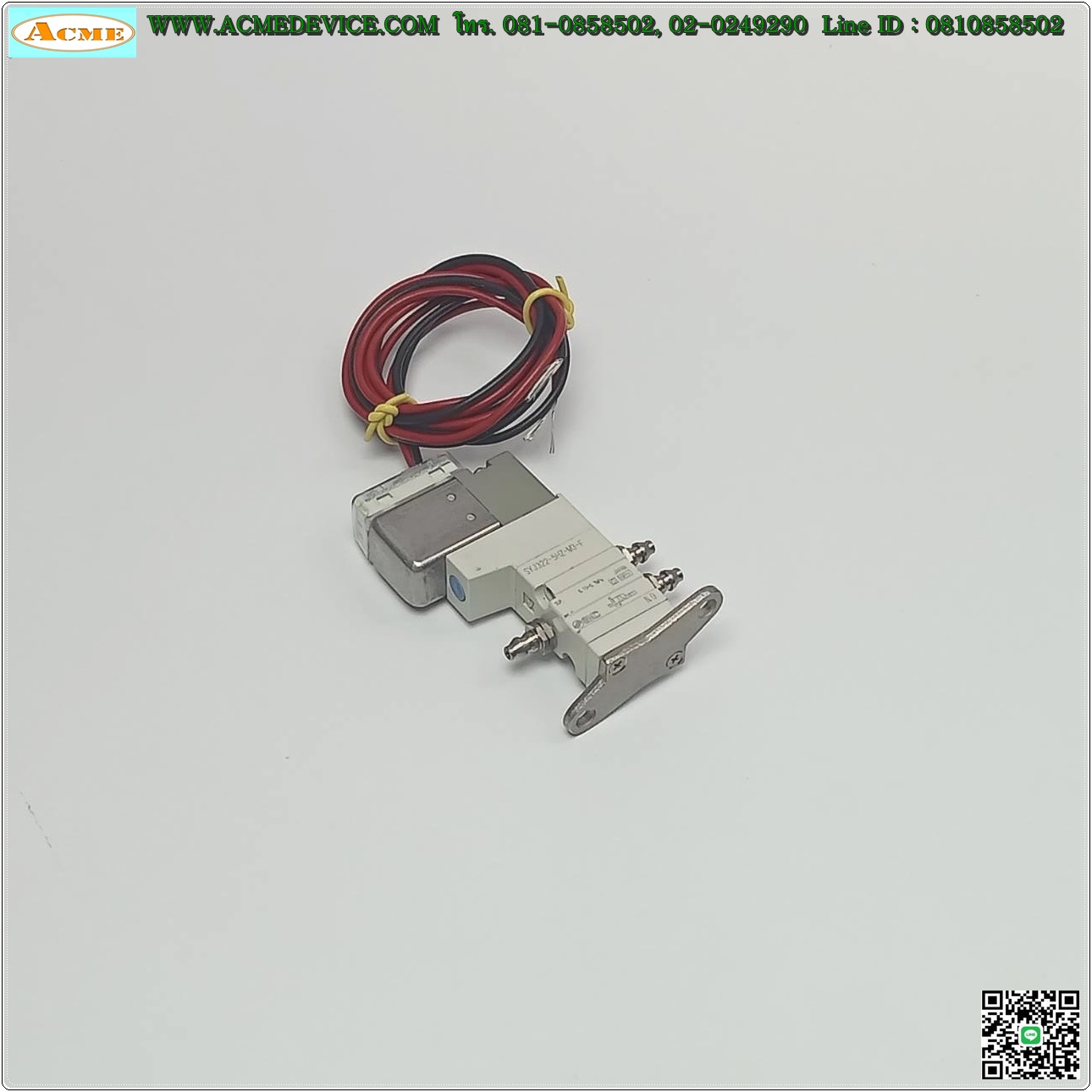 Solenoid Valve SMC รุ่น SYJ322-5HZ-M3-F, 3-PORT, coil 24Vdc