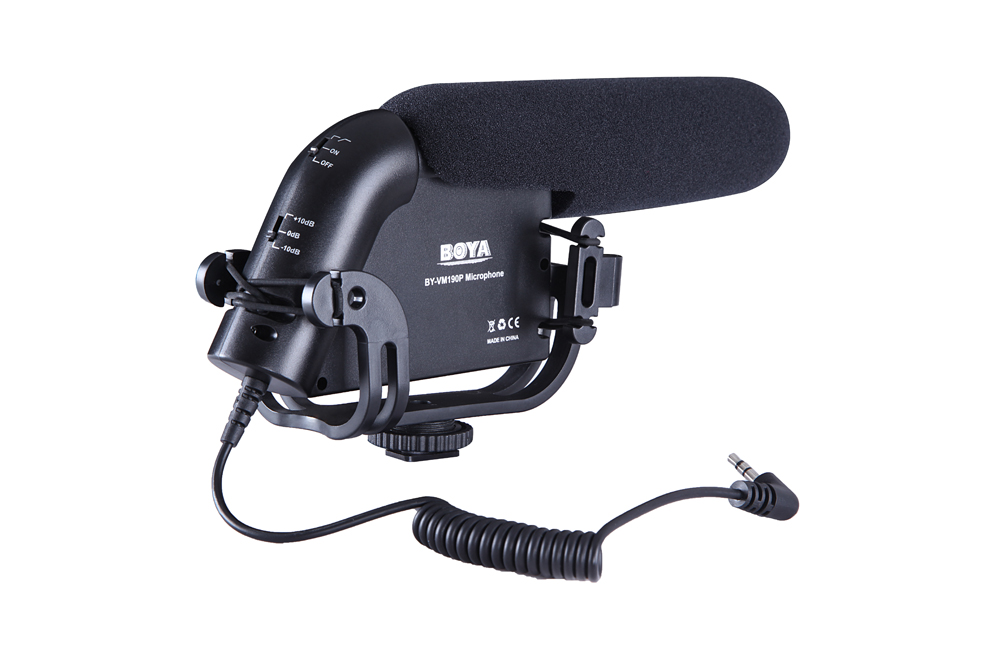 ไมโครโฟน BOYA BY-VM190P Pro Shotgun Microphone