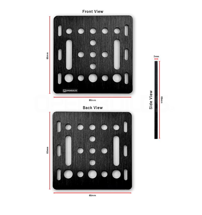 Openbuilds V-Slot® 20mm Gantry Plate แผ่นแพลท สำหรับ 2020