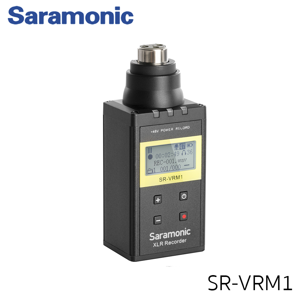 Saramonic SR-VRM1 Digital Plug-on Linear PCM Recorder for XLR Microphones รับประกันศูนย์ไทย 1 ปี