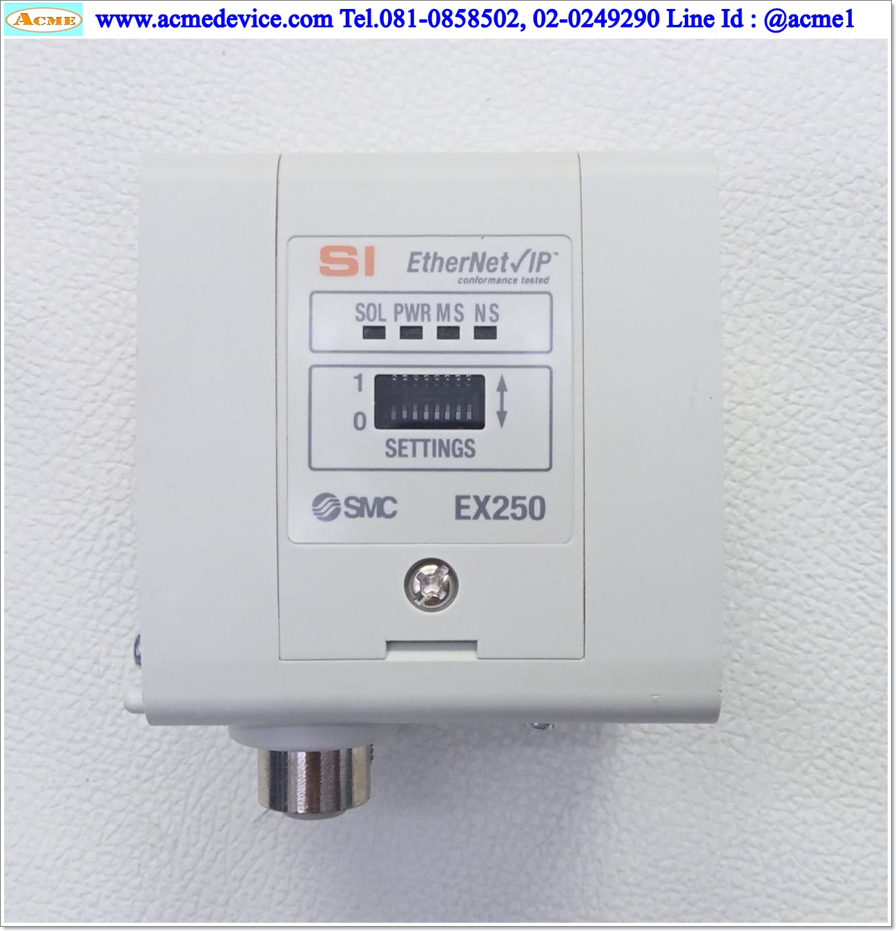 Fieldbus Device SMC รุ่น EX250-SEN1, SI Unit for EtherNet/IP