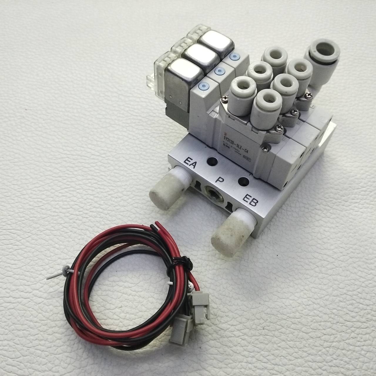 Solenoid Valve SMC รุ่น SY3120-5LZ-C4 (3), 5/2, 2-Position single, Coil 24Vdc