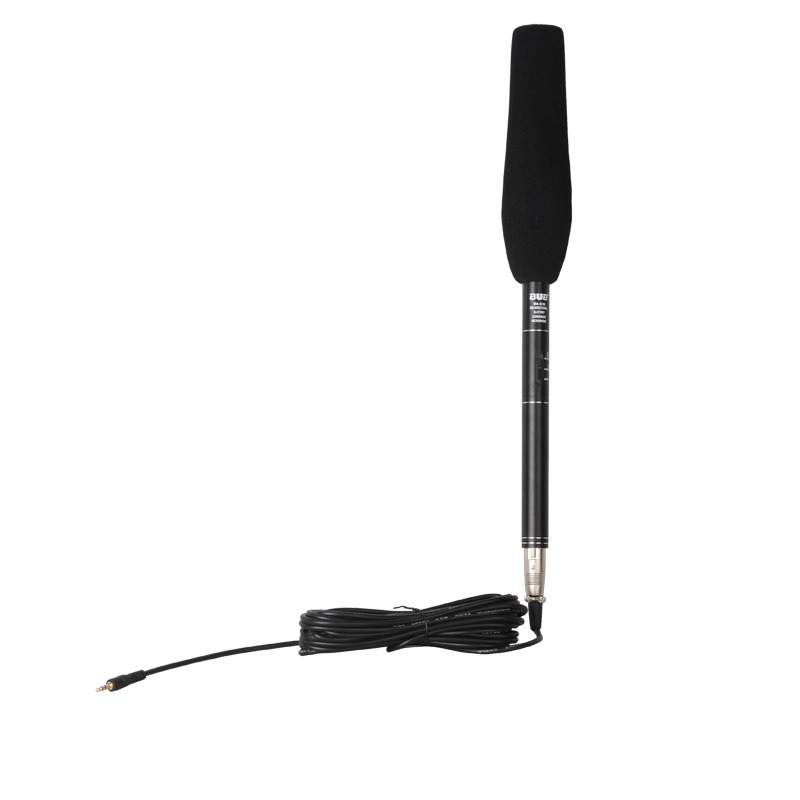 ไมโครโฟน shotgun ยี่ห้อBUB MA-G18สำหรับกล้องDSLR หรือกล้องวิดีโอ โหมดรับเสียงระยะไกลและระยะใกล้