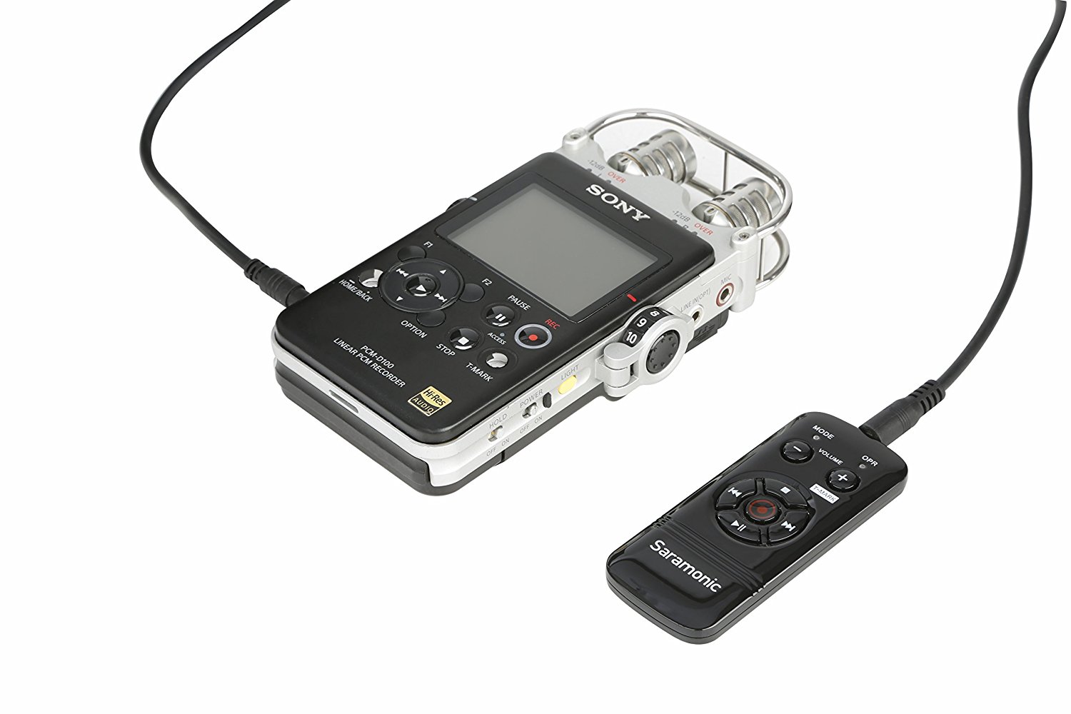 Saramonic RC-X Wired Remote Controller for Zoom H6, H5, H4n Pro, H2n, & Sony PCM-M10, PCM-D50, PCM-D100 Portable Digital Recorders รับประกันศูนย์ไทย 1 ปี
