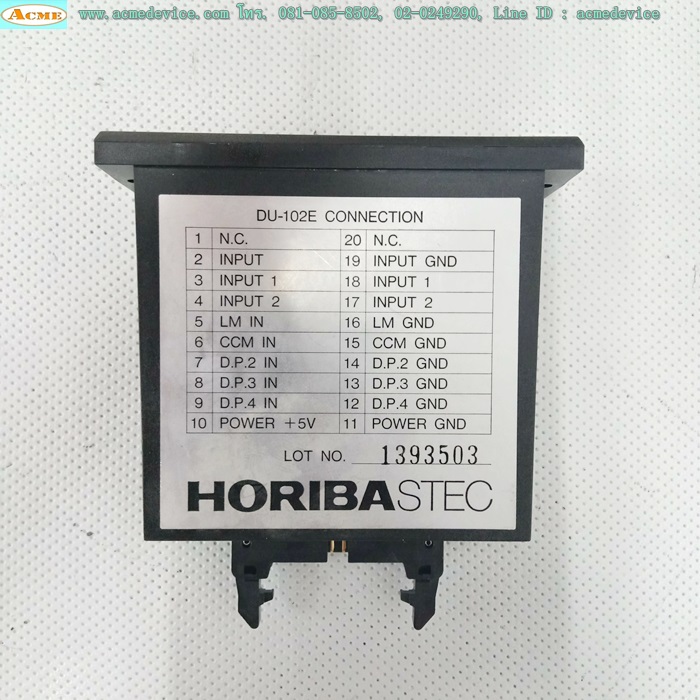 Panel meter Unit Horiba Stec รุ่น DU-102E